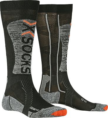 Превью Носки Носки горнолыжные X-SOCKS Ski Energizer Light 4.0 Black/Stone Grey Melange